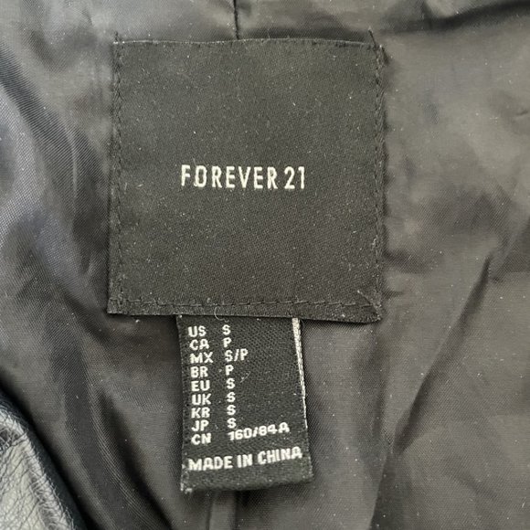 Forever 21 Faux Leather Jacket - Picture 3 of 3